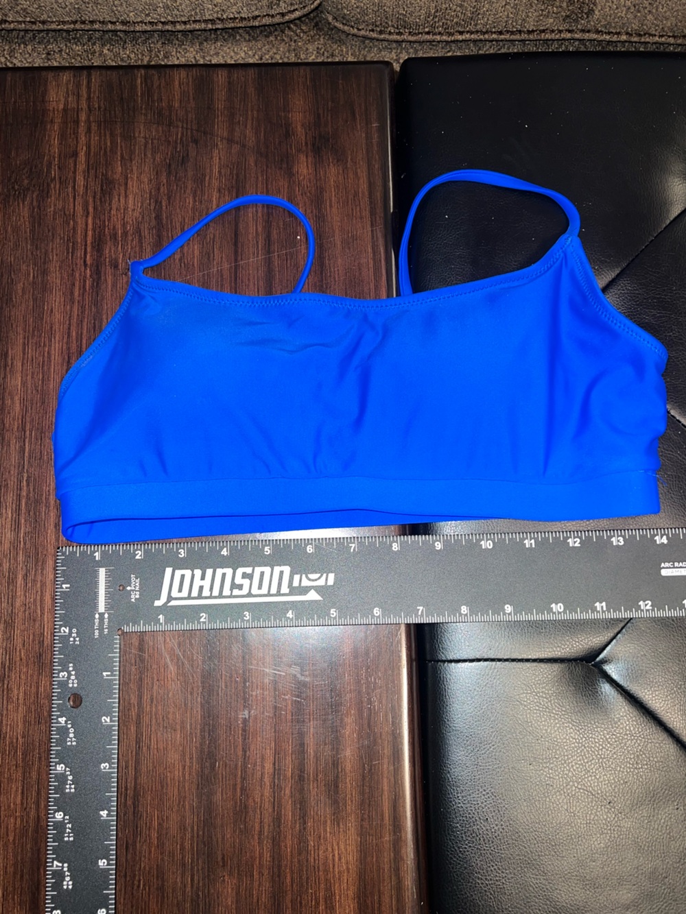 Electric Blue Bikini Top